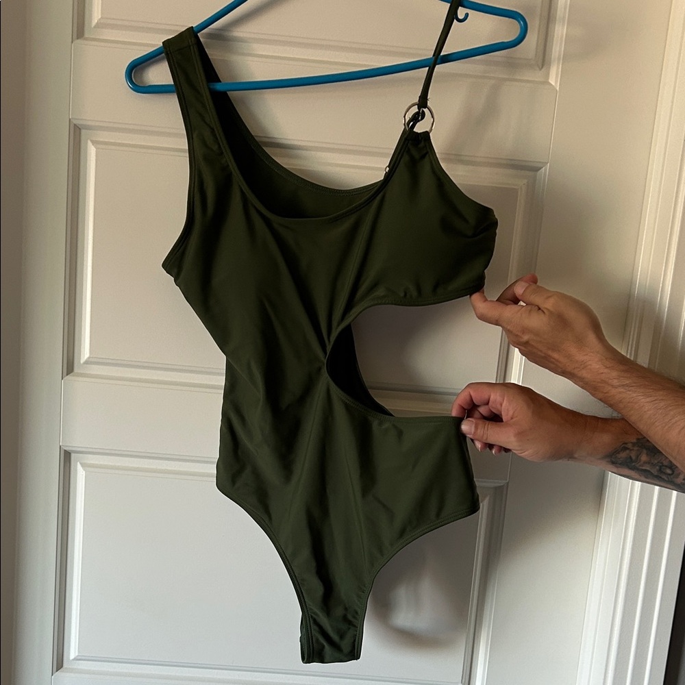Olive Green monokini